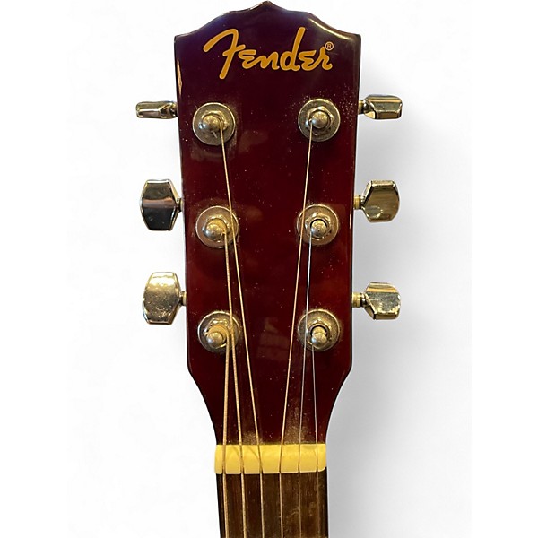 Used Fender FA100 Natural Acoustic Guitar