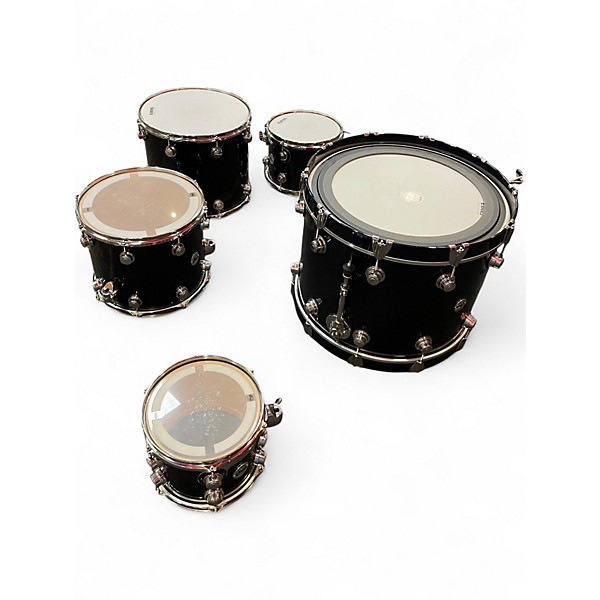 Used 2024 DW 5 Piece SSC Collector's Series BLACK KNIGHT LAQUER Drum Kit