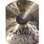 Used SABIAN 18in hhx complex thin crash Cymbal
