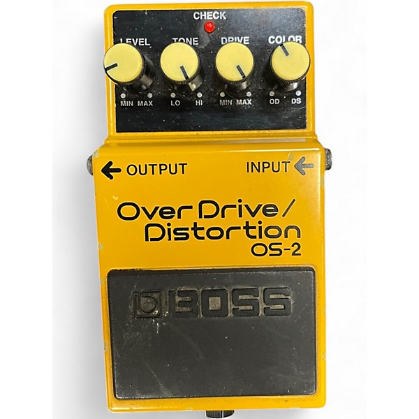 Used BOSS OS2 Overdrive Distortion Effect Pedal