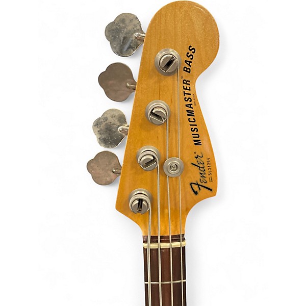 Vintage 1979 Fender MUSICMASTER Black Electric Bass Guitar