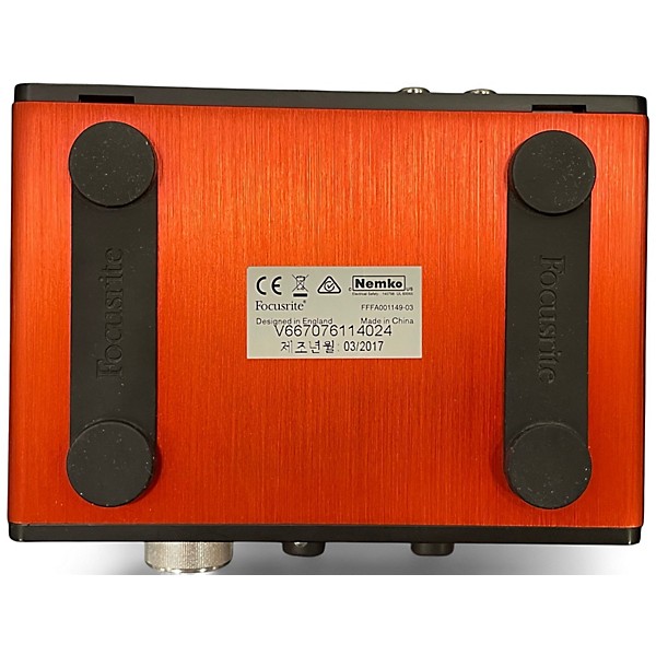 Used Focusrite Scarlett Solo Audio Interface