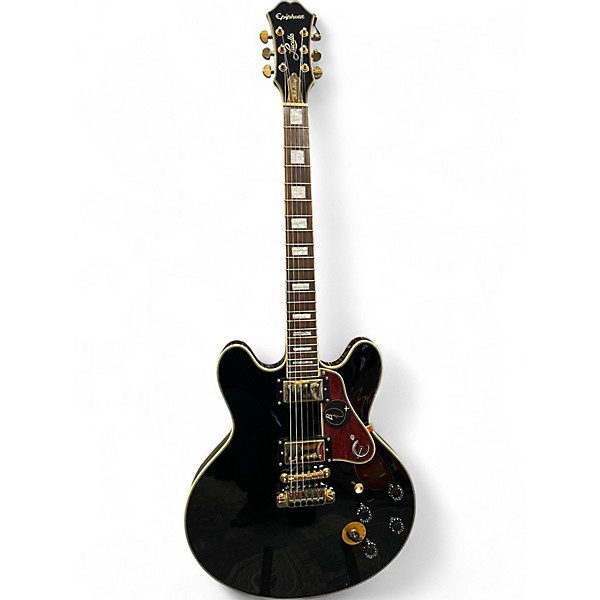 Used 2006 Epiphone BB King Lucille Ebony Hollow Body Electric Guitar