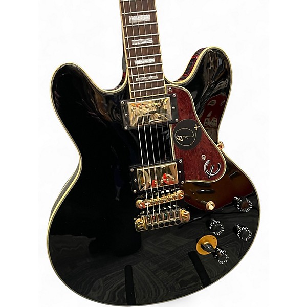 Used 2006 Epiphone BB King Lucille Ebony Hollow Body Electric Guitar