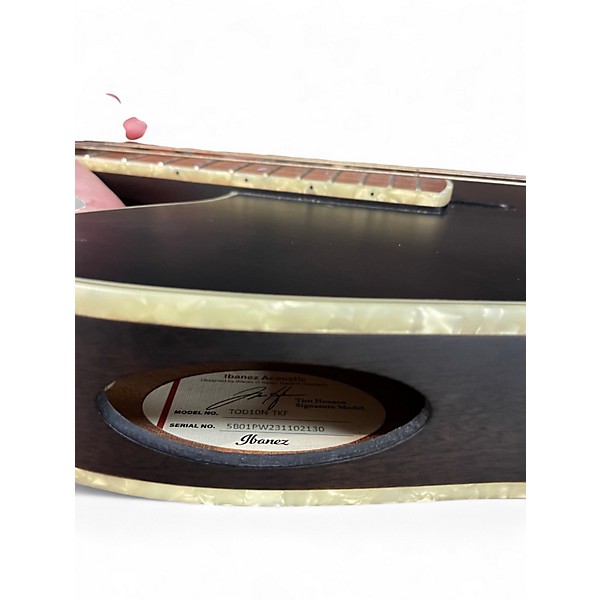 Used Ibanez TOD10N Black Acoustic Electric Guitar