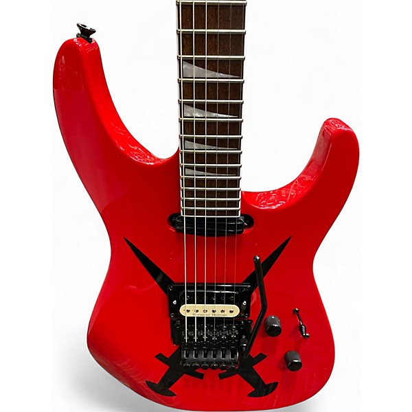 Used Jackson SL 1A Cross Dagger Dakota Red Solid Body Electric Guitar