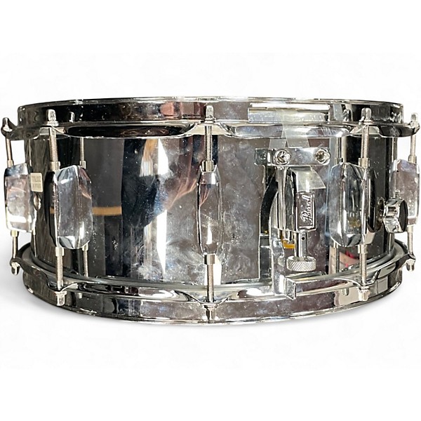 Used Pearl 14in 14x5.5 Steel Snare  Steel Drum