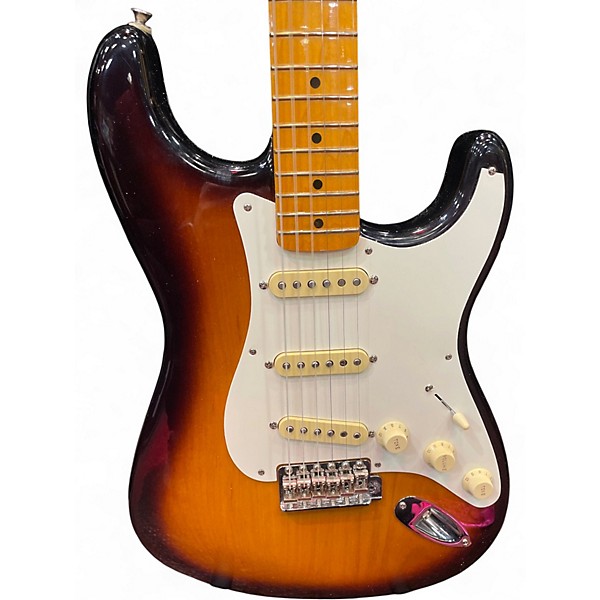 Used Fender 1957 American Vintage Stratocaster 2 Color Sunburst Solid Body Electric Guitar