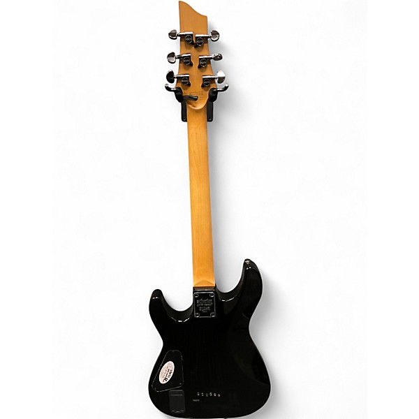 Used Schecter Guitar Research Demon 6 Trans Crimson Red Solid Body Electric Guitar