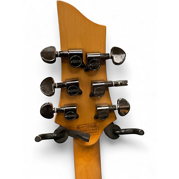 Used Schecter Guitar Research Demon 6 Trans Crimson Red Solid Body Electric Guitar