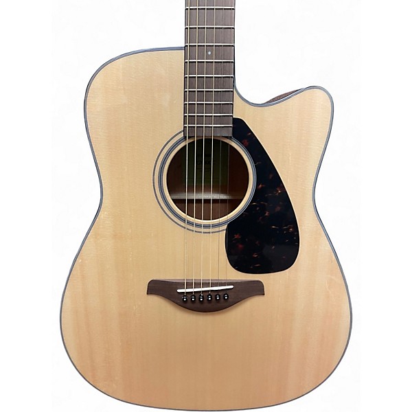 Used Yamaha FGX800C Natural Acoustic Electric Guitar