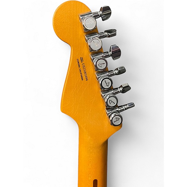 Used Fender American Ultra Luxe Stratocaster Seafoam Green Solid Body Electric Guitar