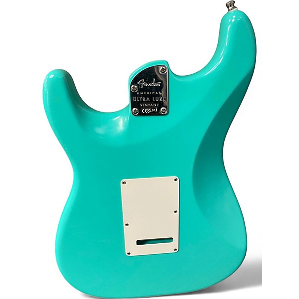 Used Fender American Ultra Luxe Stratocaster Seafoam Green Solid Body Electric Guitar