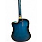 Used Audster G41CEQ Blue Acoustic Electric Guitar