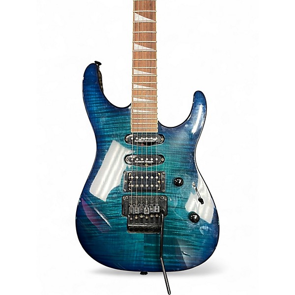 Used Jackson DK2 Dinky Trans Blue Solid Body Electric Guitar