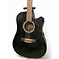 Used Takamine GD30CE Black Acoustic Electric Guitar
