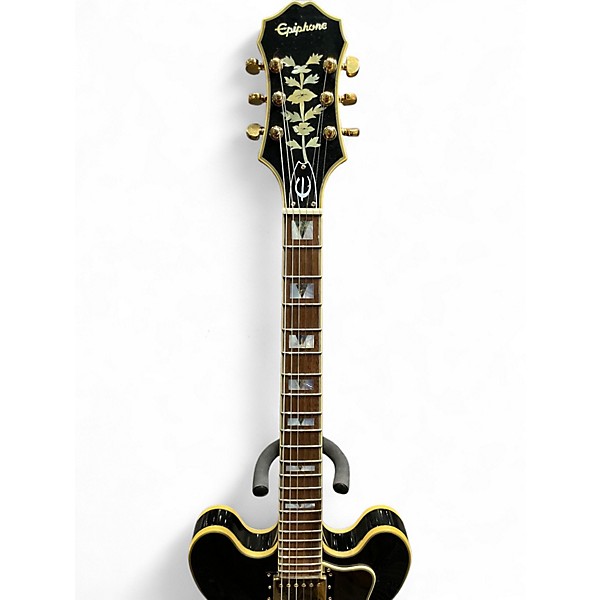Used Epiphone Sheraton II PRO Black Hollow Body Electric Guitar