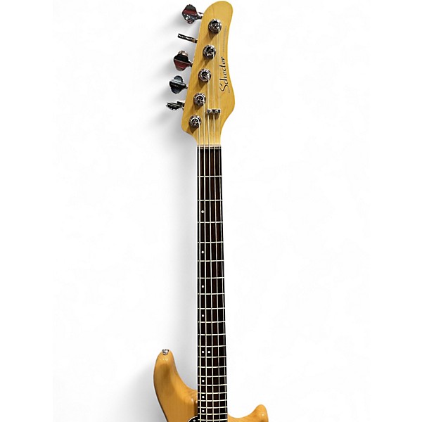 Used Schecter Guitar Research CV-5 GLOSS NATURAL Electric Bass Guitar