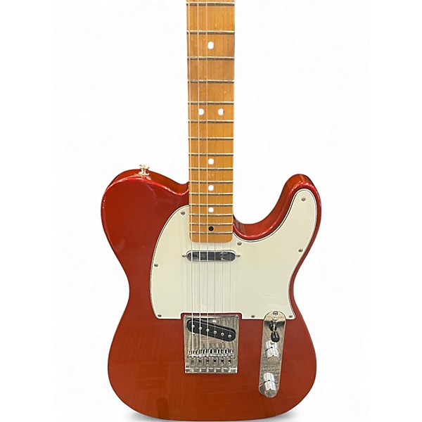 Used Fender Standard Telecaster Candy Apple Red Solid Body Electric Guitar