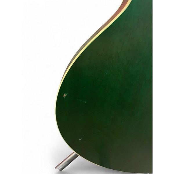 Used Schecter TS/H-1B Apple Green Hollow Body Electric Guitar