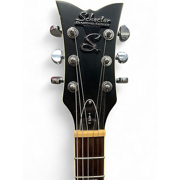 Used Schecter TS/H-1B Apple Green Hollow Body Electric Guitar