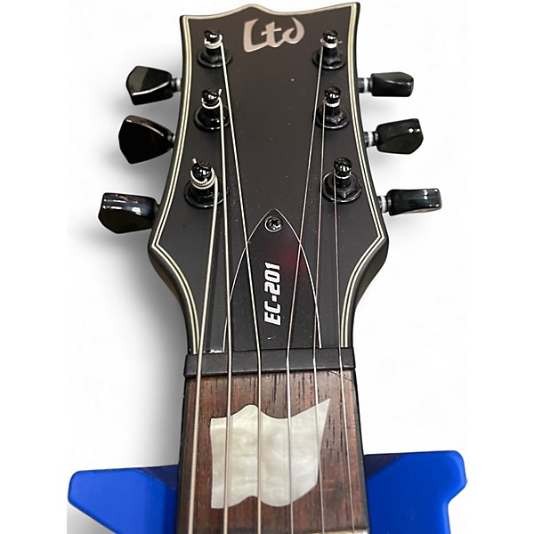 Used ESP LTD EC201 Satin Black Solid Body Electric Guitar