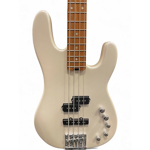 Used Charvel Pro Mod San Dimas PJ IV Platinum Pearl Electric Bass Guitar