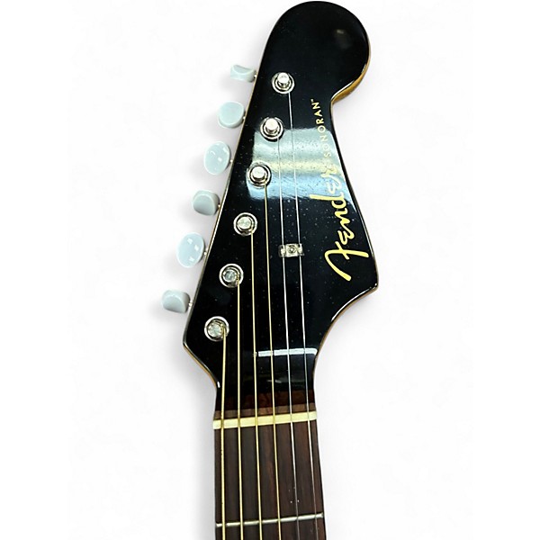 Used Fender SONORAN Black Acoustic Guitar