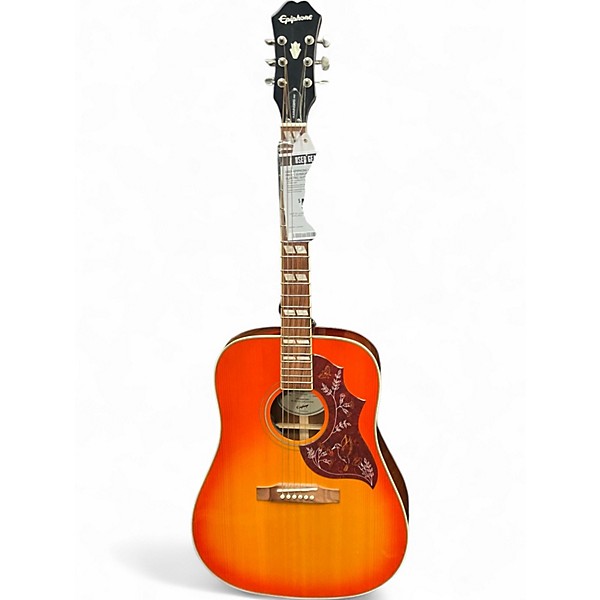 Used Epiphone HUMMINGBIRD PRO FC Sunburst Acoustic Electric Guitar