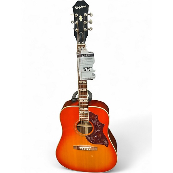 Used Epiphone HUMMINGBIRD PRO FC Sunburst Acoustic Electric Guitar