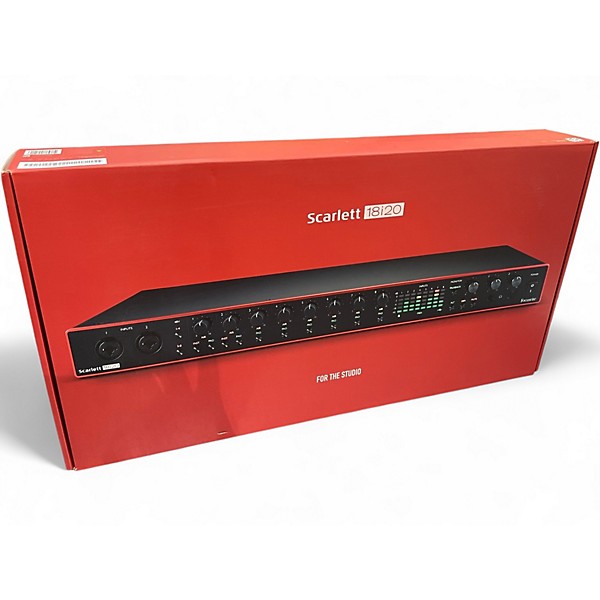 Used Focusrite Scarlett 18i20 Gen 3 Audio Interface