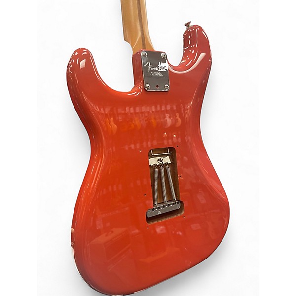 Used Fender Player Plus Stratocaster Fiesta Red Solid Body Electric Guitar