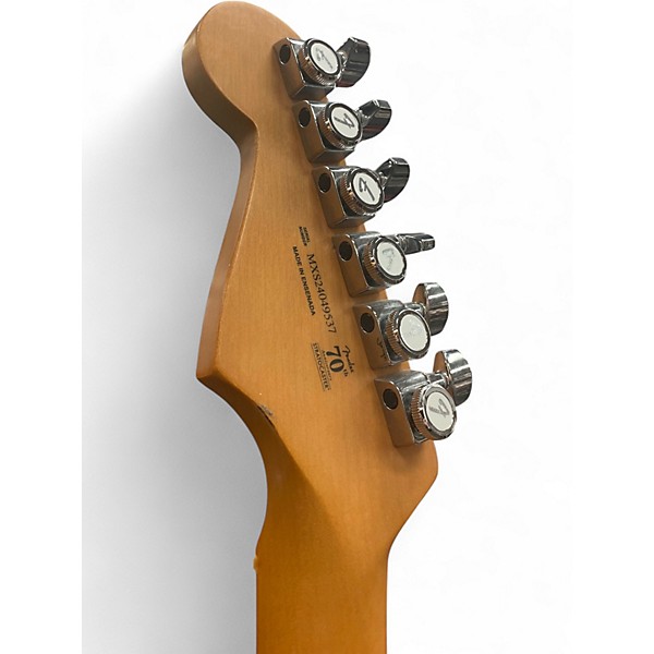 Used Fender Player Plus Stratocaster Fiesta Red Solid Body Electric Guitar