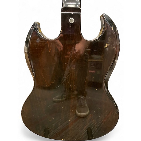 Vintage 1970s Gibson SG200 Walnut Solid Body Electric Guitar