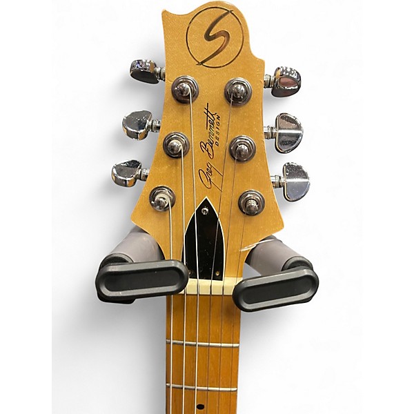 Used Greg Bennett Design by Samick Signature Series cherry red Solid Body Electric Guitar