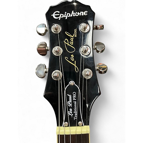 Used Epiphone Les Paul Traditional Pro Desert Burst Solid Body Electric Guitar