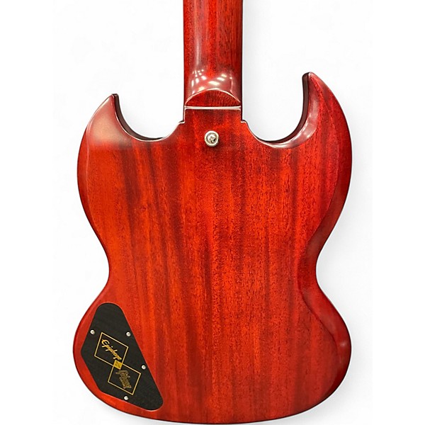 Used Epiphone 1964 SG Standard With Maestro Vibrola Reissue Cherry Red Solid Body Electric Guitar