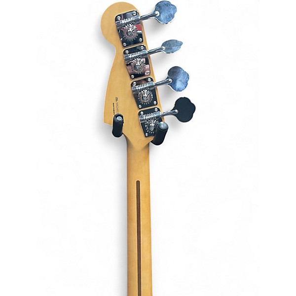 Used Fender Bass Player II Mustang Hialeah Yellow Electric Bass Guitar
