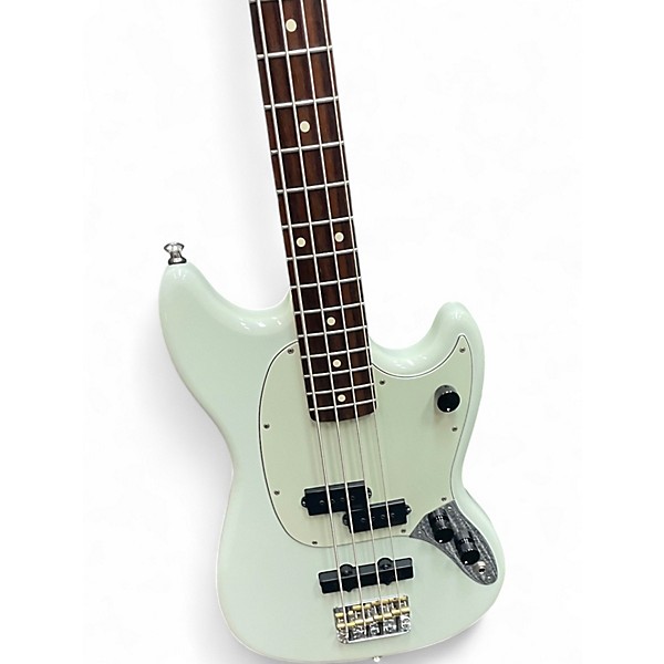 Used Fender Bass Player II Mustang Sonic Blue Electric Bass Guitar