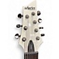 Used Schecter Guitar Research Demon 7 String White Solid Body Electric Guitar