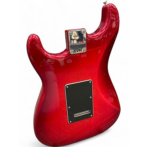 Used Fender FSR Standard Stratocaster Candy Apple Red Solid Body Electric Guitar