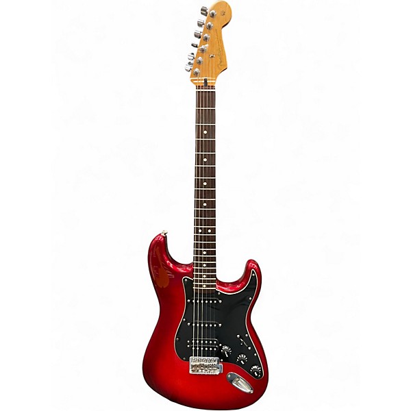 Used Fender FSR Standard Stratocaster Candy Apple Red Solid Body Electric Guitar