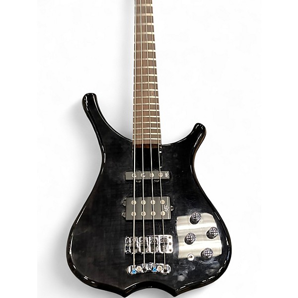 Used Warwick Infinity 4 String Trans Black Electric Bass Guitar