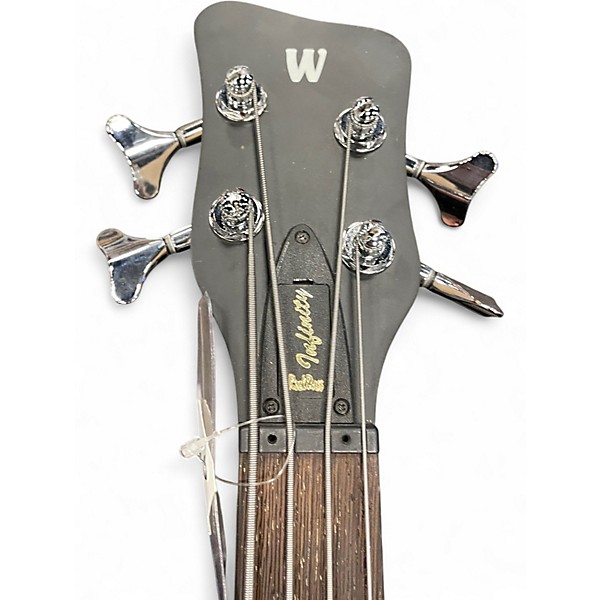 Used Warwick Infinity 4 String Trans Black Electric Bass Guitar