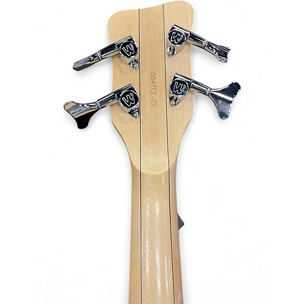 Used Warwick Infinity 4 String Trans Black Electric Bass Guitar