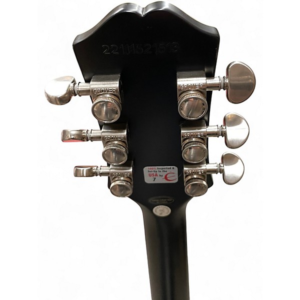 Used Epiphone LES PAUL PROPHECY JET BLACK METALLIC Solid Body Electric Guitar