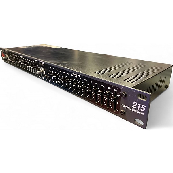 Used dbx 215 Dual 15-Band Graphic Equalizer