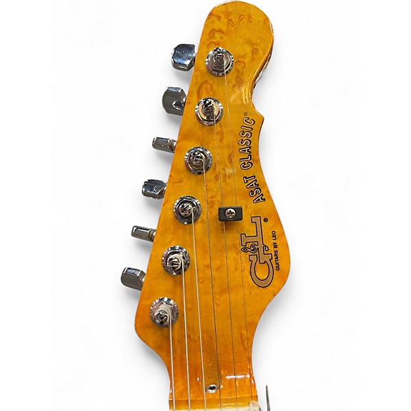 Used G&L ASAT Thinline Custom Trans Blue Hollow Body Electric Guitar