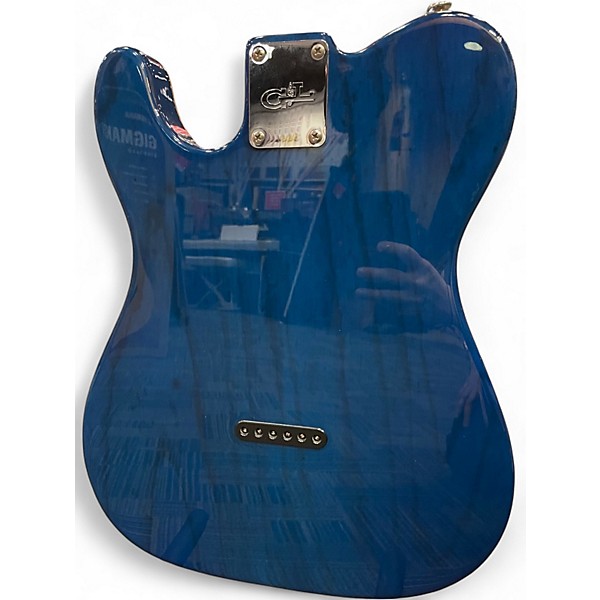 Used G&L ASAT Thinline Custom Trans Blue Hollow Body Electric Guitar
