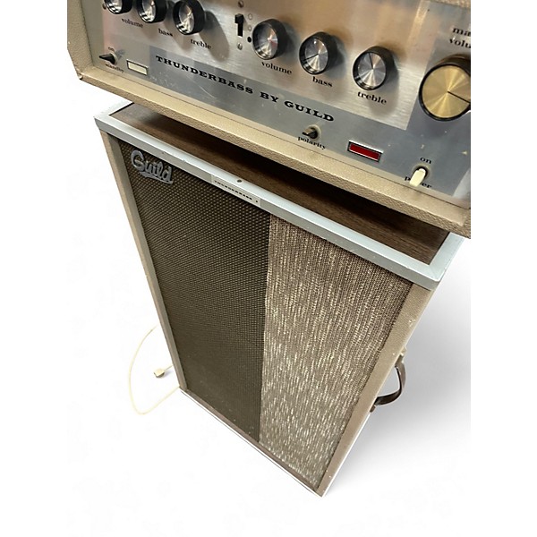 Vintage 1960s Guild Thunderbass HEAD AND CABINET Tube Bass Combo Amp
